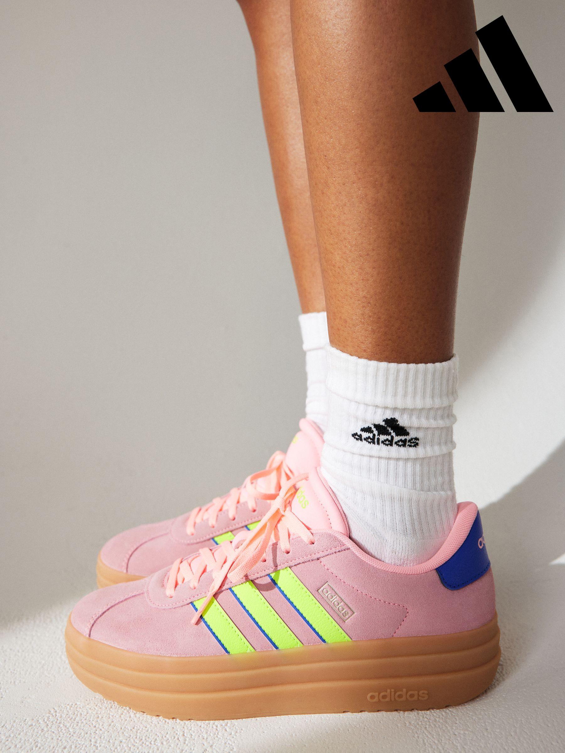 Adidas pink casual shoes sale