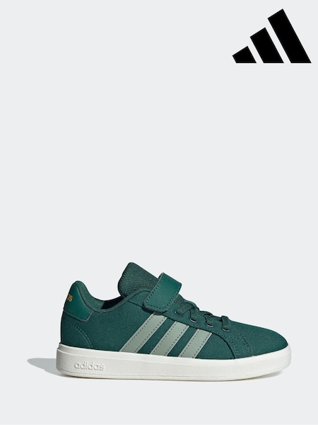 adidas Green Grand Court 2.0 E L C Trainers (K97383) | AED81