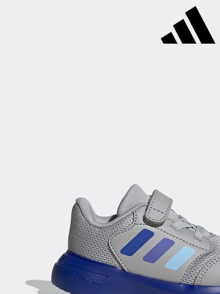 adidas Grey/Blue Kids Tensaur Run Trainers (K97390) | R$ 225