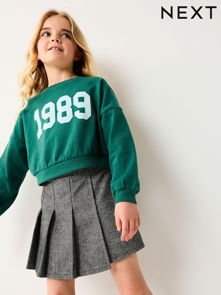 Grey Check Skort (3-16yrs) (K97449) | €7.50 - €10