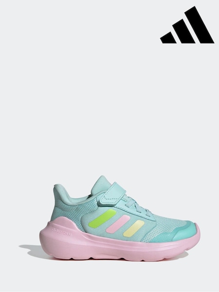 adidas Green/Pink Kids Tensaur Run 3.0 Trainers (K97450) | €24