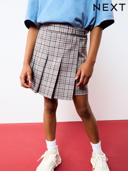 Black/White Check Skort (3-16yrs) (K97451) | €7.50 - €10.50