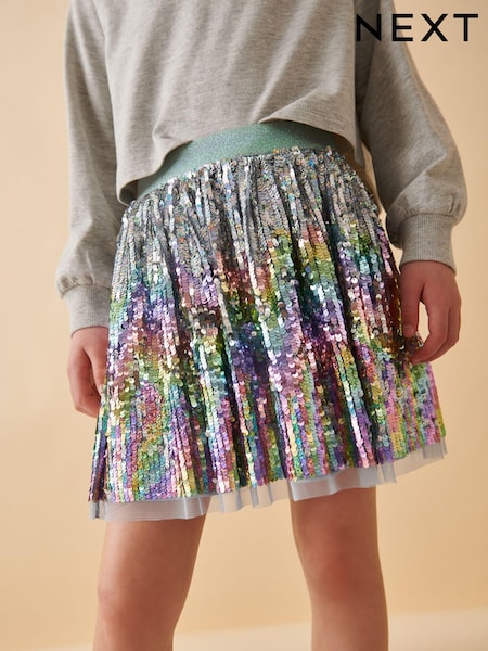 Rainbow Sequin Skirt (3-16yrs) (K97491) | €21 - €25