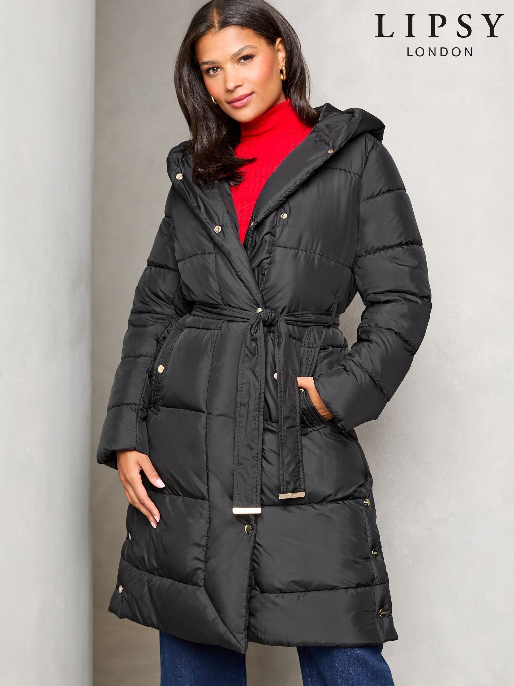 Petite Black Shower Resistant Casual Coats Next Luxembourg