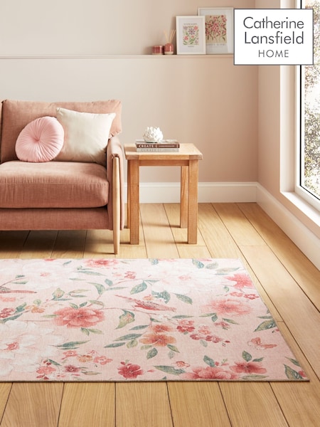Catherine Lansfield Pippa Floral Washable Rug
