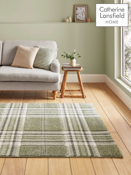 Catherine Lansfield Kelso Check Tartan Rug
