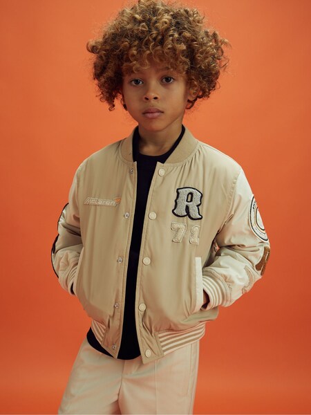 McLaren F1 Patch Varsity Bomber Jacket (K97797) | 95 €