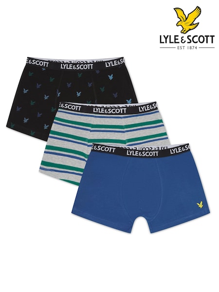 Lyle & Scott Boys Darryl Underwear Trunks 3 Pack (K97868) | 34 €