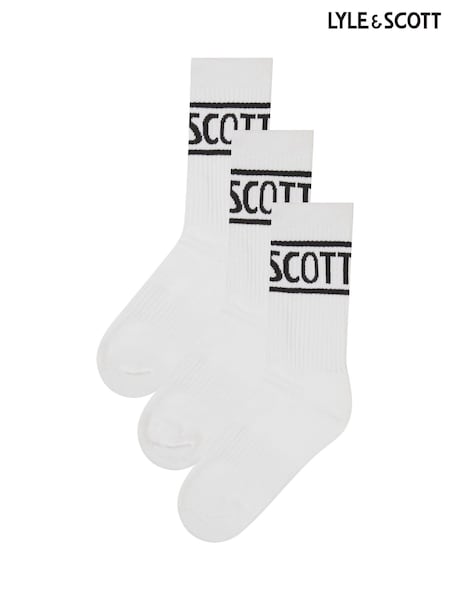 Lyle & Scott Jacquard Boys Sports Socks 3 Pack (K98013) | 11 €