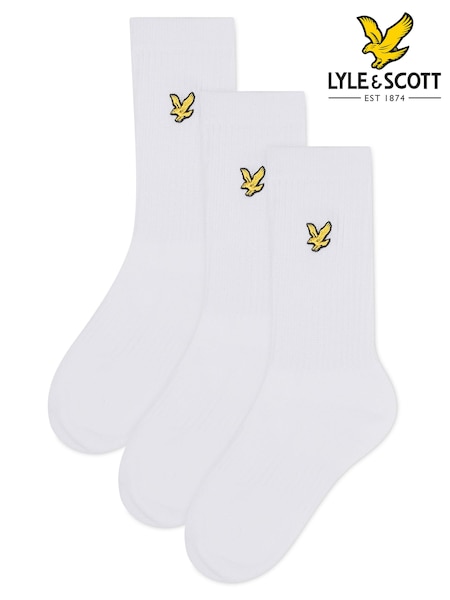 Lyle & Scott Scout Boys Cotton Sports Socks 3 Pack (K98023) | 13 €