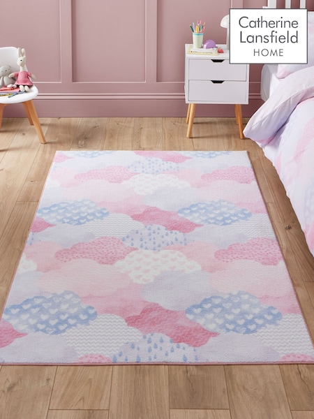 Catherine Lansfield Soft As A Cloud Washable Childrens Rug