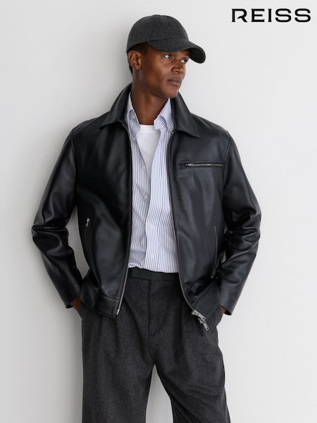 Charcoal Grey - Regular Reiss Collin Wool-blend Flannel Baseball Cap