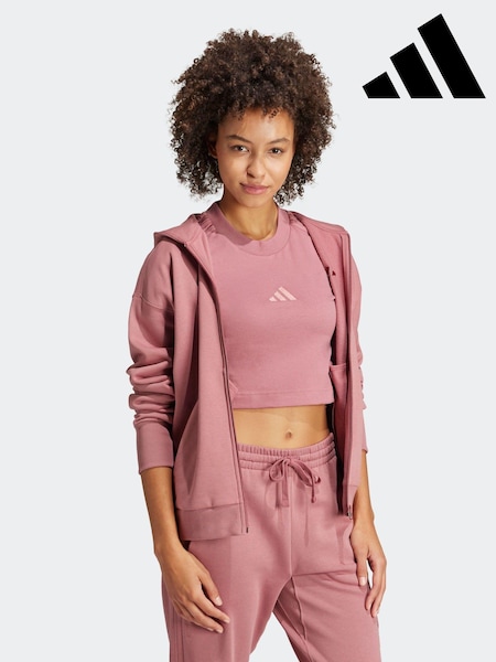 adidas Red All Szn Full Zip Hoodie (K98358) | AED224