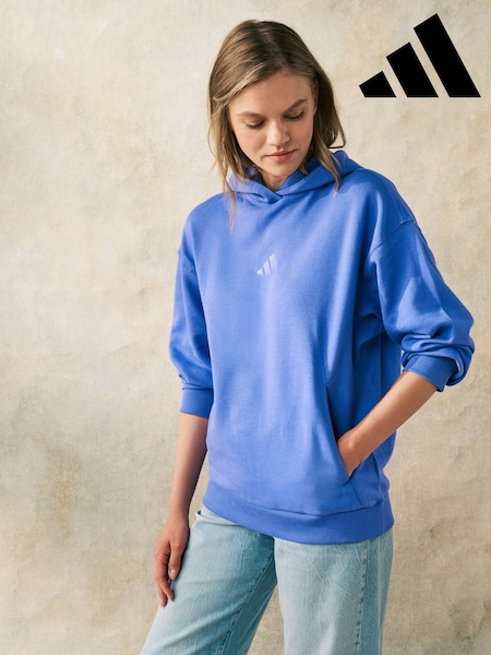 adidas Blue ALL SZN Boyfriend Hoodie (K98368) | 3,004 UAH