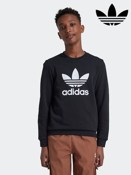 adidas Originals Black Trefoil Crew Sweatshirt (K98380) | €43
