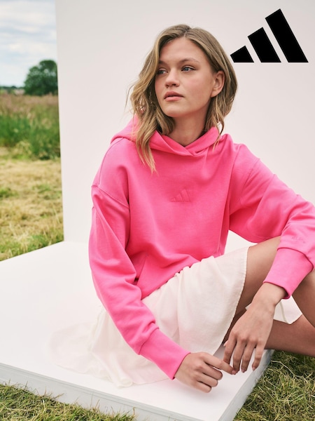 adidas Pink All Szn 100% Cotton Hoodie (K98390) | AED203