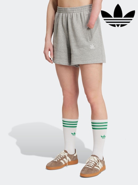 adidas Originals Grey 100% Cotton Essentials Shorts (K98447) | €39