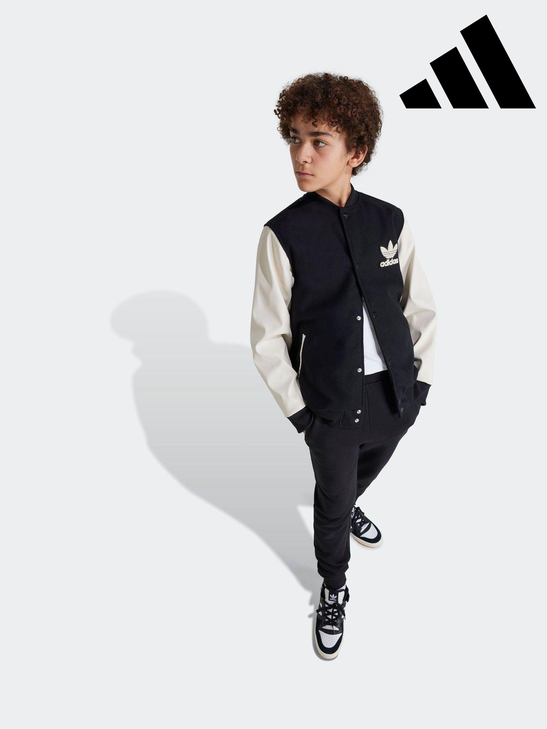 Adidas boys bomber jacket clearance