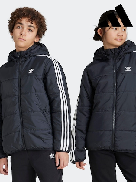 adidas Black Adicolor Padded Jacket Kids (K98491) | $114