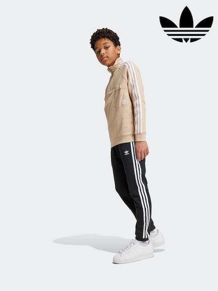 adidas originals Black Kids Originals Trefoil Joggers (K98498) | ₪166
