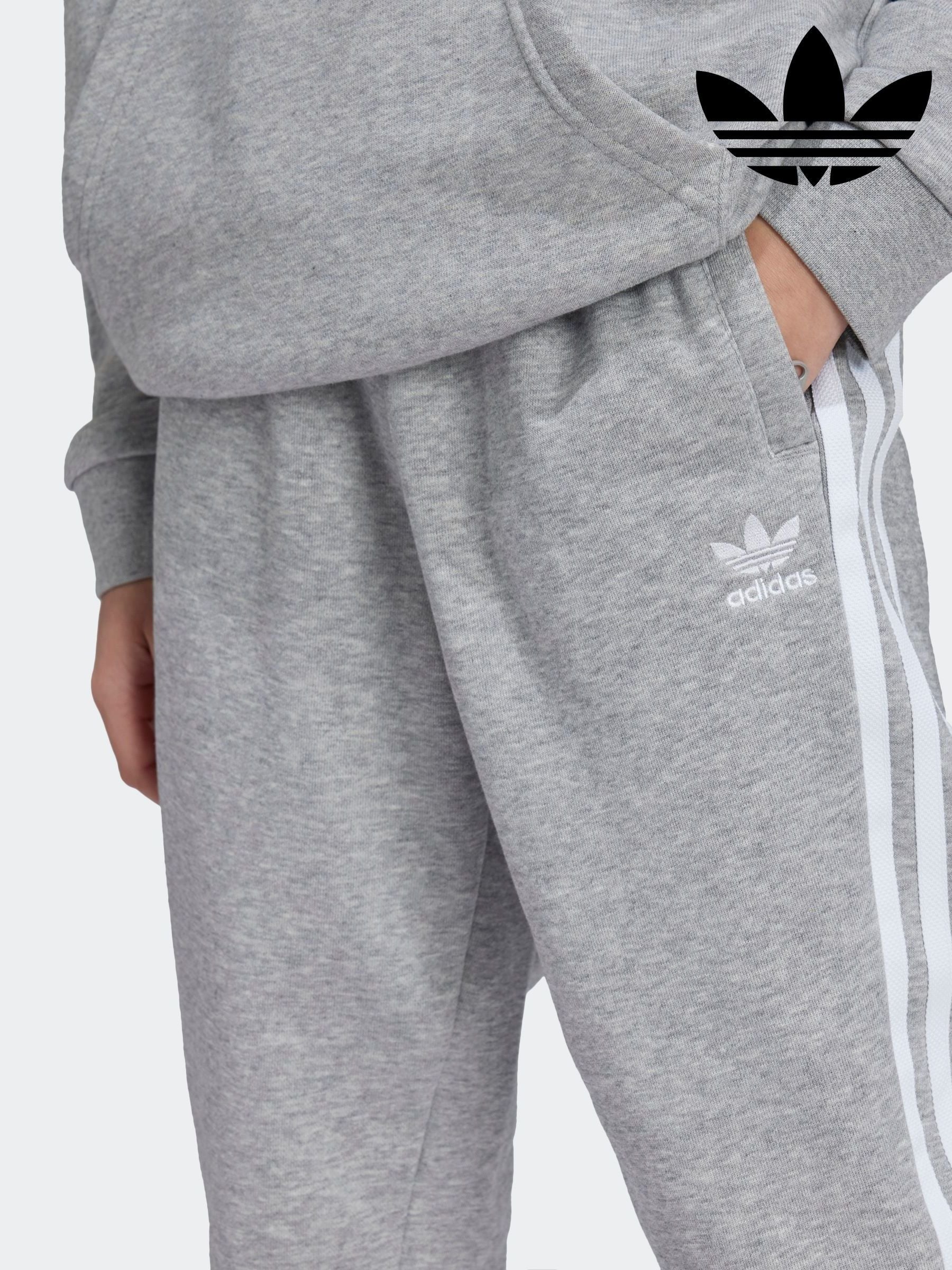Adidas originals trefoil jogging bottoms gre clearance