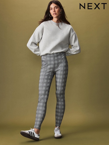 Monochrome Ponte Waistband Detail Leggings (K98859) | €14