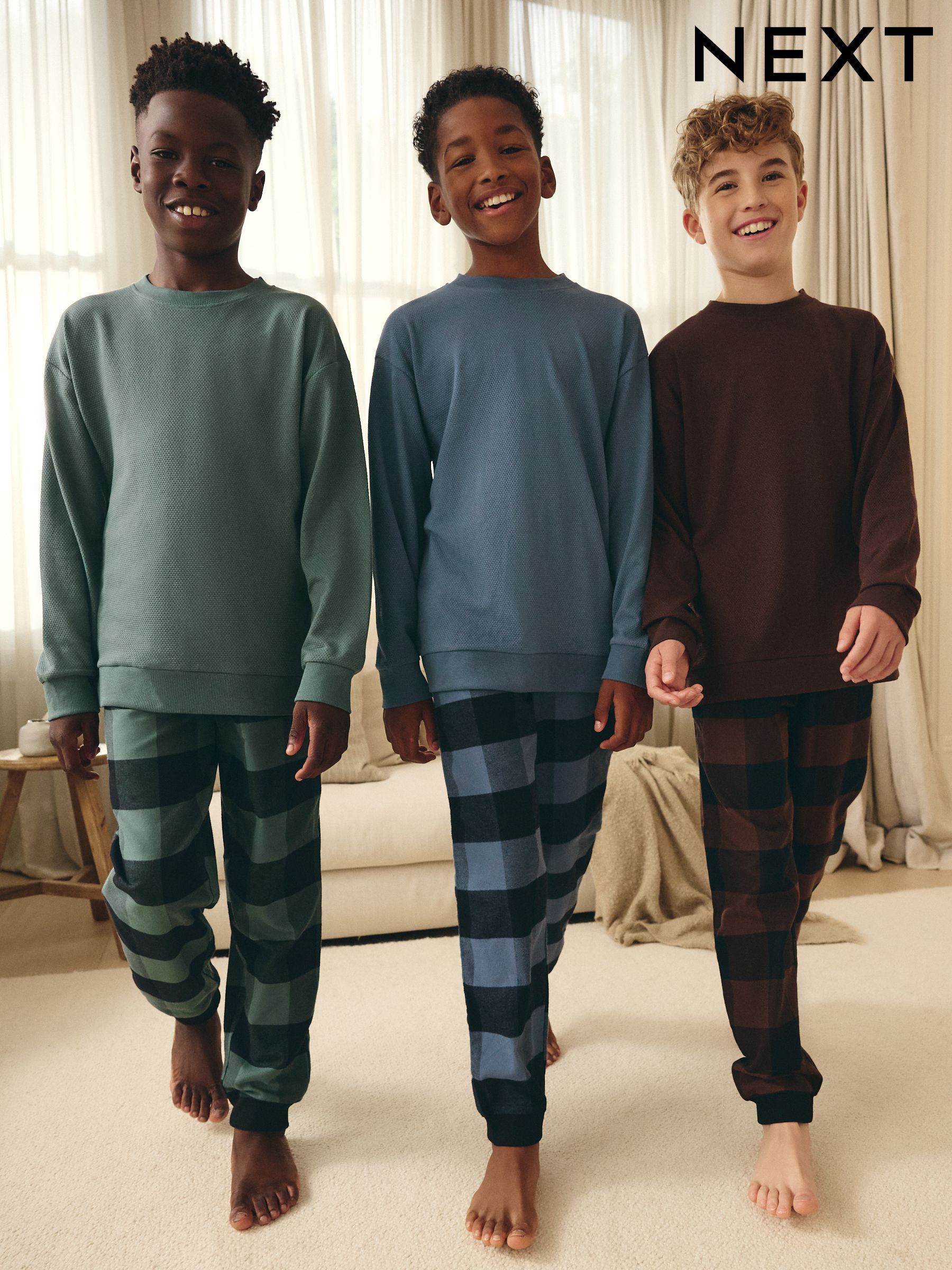 Boys pack of pyjamas top
