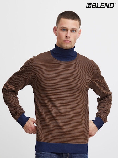 Blend Lightweight Funnel Neck Knit Jumper (K99146) | €47
