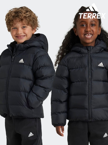 adidas Black Synthetic Down Padded Jacket (K99288) | AED174