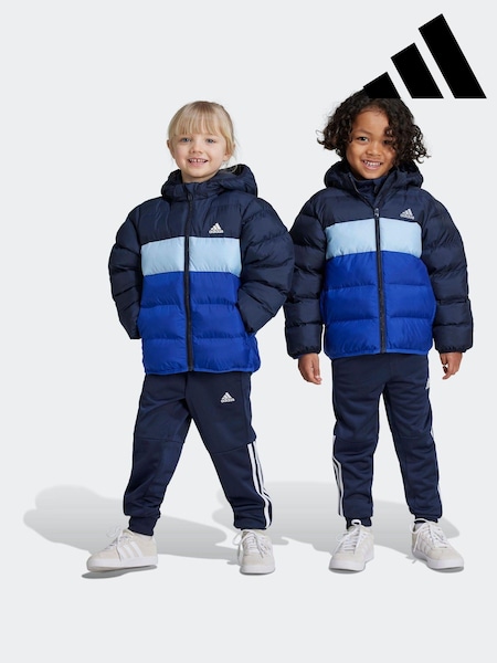 أزرق - adidas Synthetic Down Padded Jacket (K99528) | ‏174 د.إ.‏
