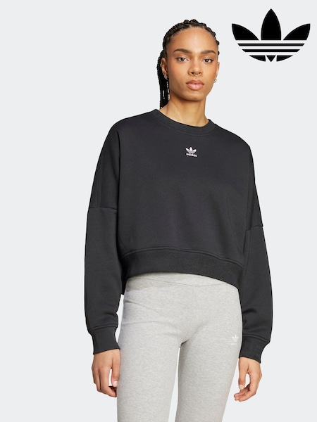 adidas originals Black Essentials Crew Sweatshirt (K99561) | €34