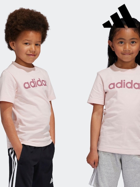 adidas 100% Cotton Essentials Lineage T-Shirt (K99575) | €16
