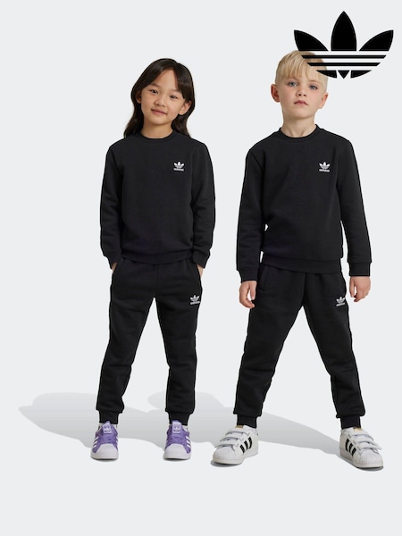 adidas originals Black Crew Tracksuit (K99613) | AED204