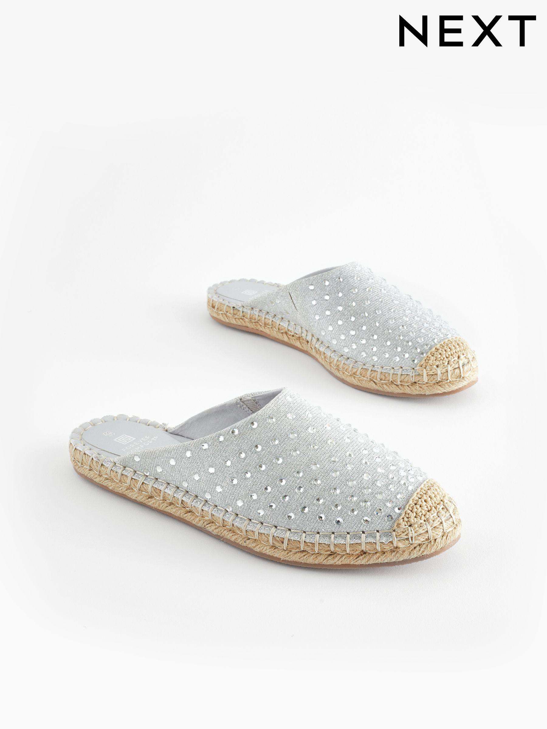 Women s Sale Shoes Silver Mules Footwear Next Luxembourg