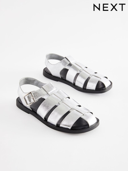 Silver Forever Comfort® Fisherman Sandals (K99697) | €13
