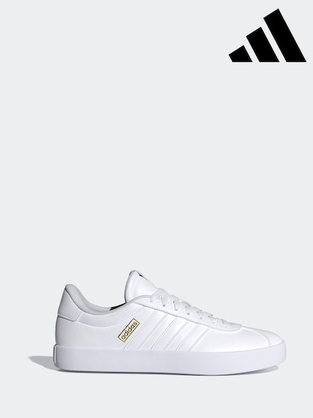 adidas White VL Court 3.0 Trainers (K99711) | R$ 590
