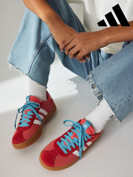 adidas Red Marun VL Court 3.0 Trainers (K99713) | AED209