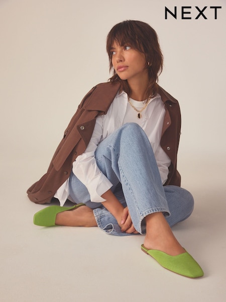 zelena - Forever Comfort® Square Toe Mules (K99730) | € 15