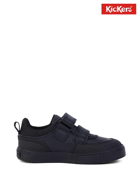 Kickers Black Tovni Scuff Lo Leather Trainers (K99782) | €27