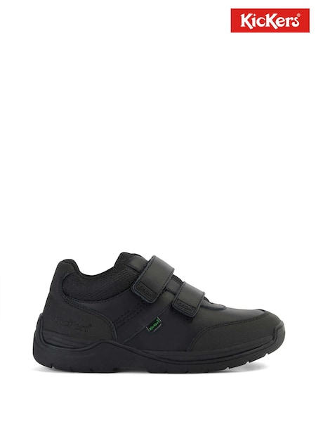 Kickers Black Stomper Mid Leather Shoes (K99810) | 195 zł
