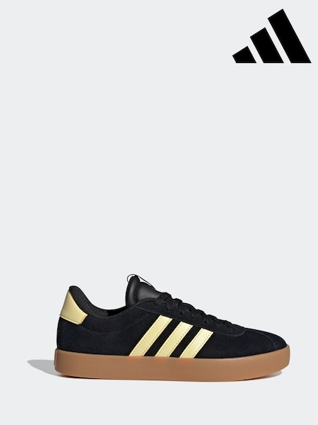 adidas Black/Yellow VL Court 3.0 Trainers (K99883) | R$ 590
