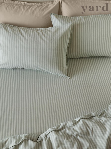 Yard Marlow Stripe Fitted Sheet