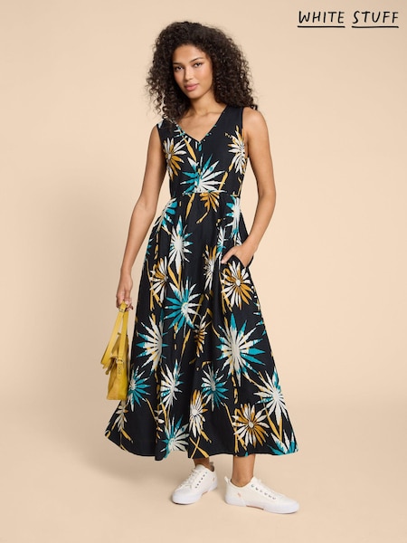 White Stuff Linen Blend Gigi Maxi Dress (K99976) | €61