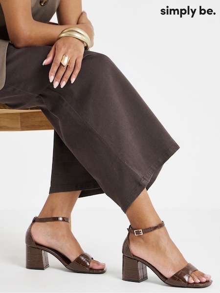 Braun - Simply Be Barely There Block Heels