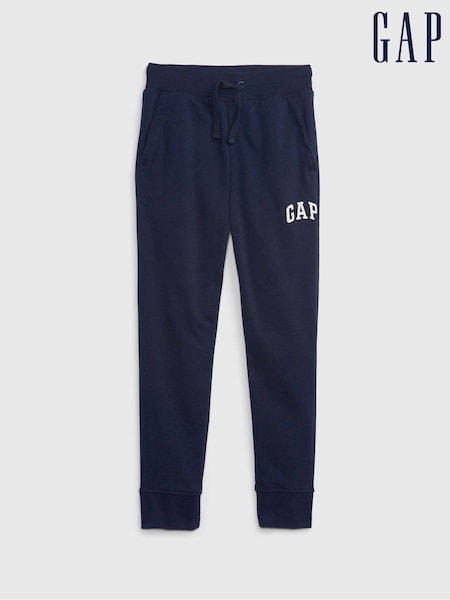 Gap Navy Blue Print Logo Joggers (L14441) | €12.50