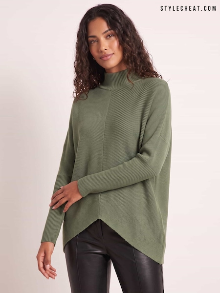 Zaļš - Style Cheat Ella V Neck Jumper
