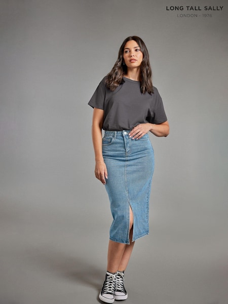 Long Tall Sally Midi Denim Skirt (L22643) | 22 €