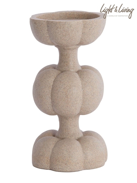 Light & Living ø13x24,5 Cm Astoria Sand Candle Holder