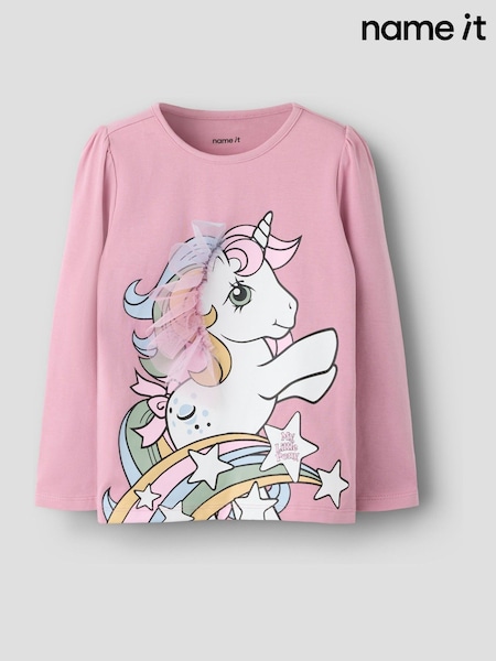Purple - Name It My Little Pony Tulle Long Sleeve Top