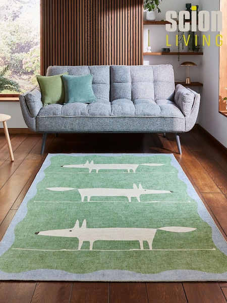 Scion Mr Fox Beige/terra Washable Rug